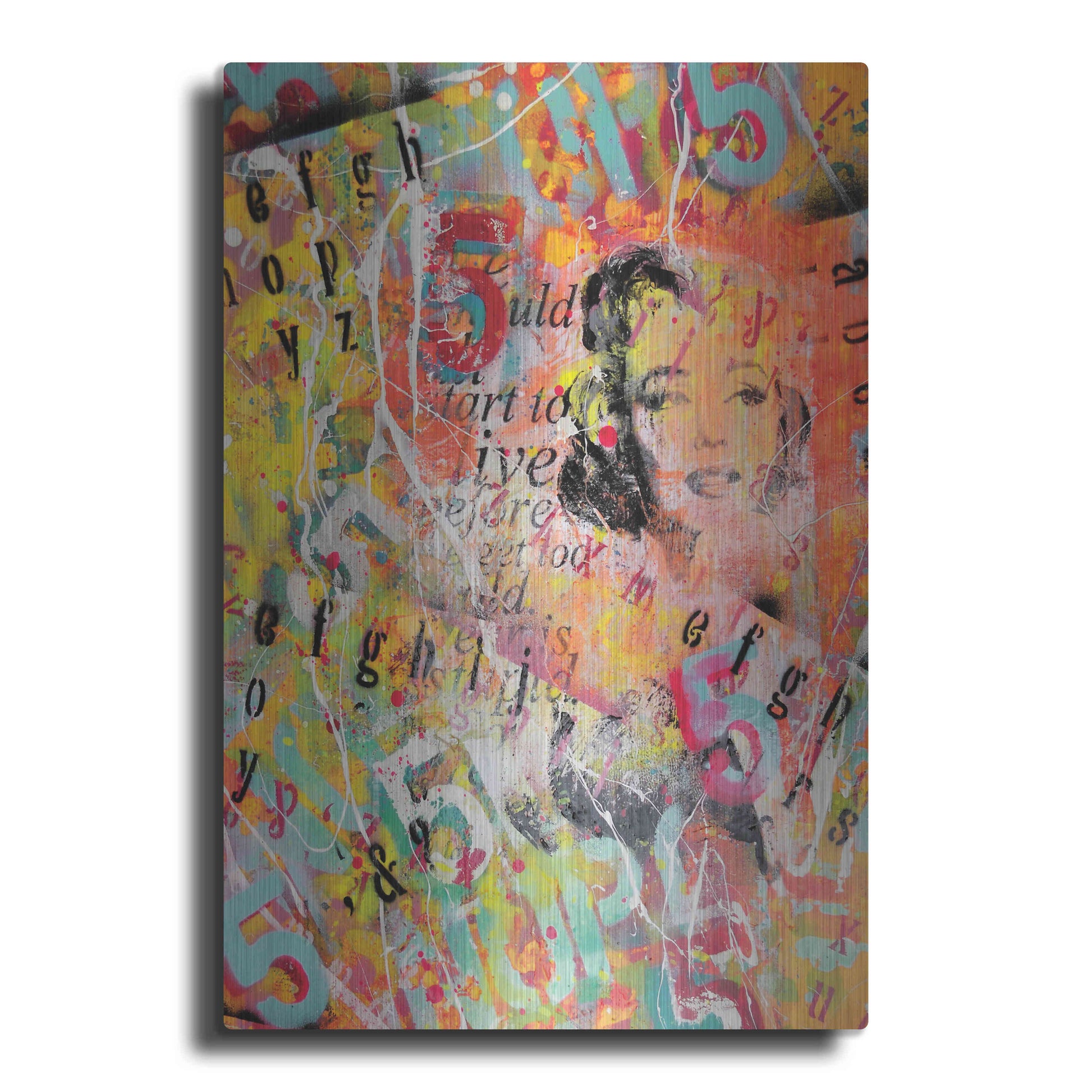 Luxe Metal Art 'Monroe Strret' by David Drioton, Metal Wall Art