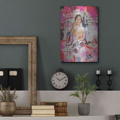 Luxe Metal Art 'Paris Match' by David Drioton, Metal Wall Art,12x16