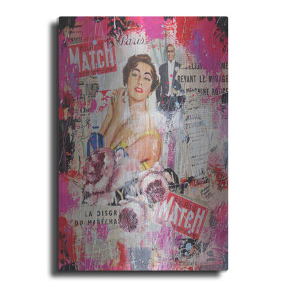 Luxe Metal Art 'Paris Match' by David Drioton, Metal Wall Art