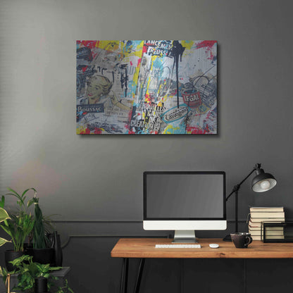Luxe Metal Art 'Soluble' by David Drioton, Metal Wall Art,36x24