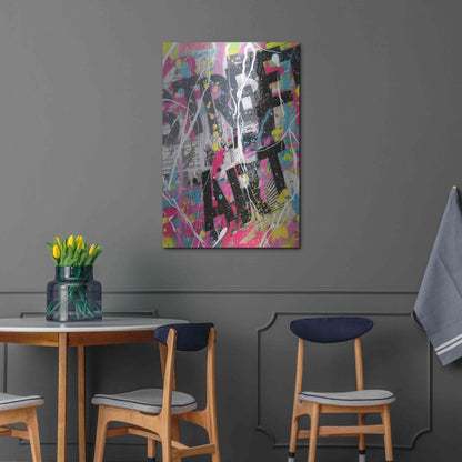 Luxe Metal Art 'Street Art' by David Drioton, Metal Wall Art,24x36