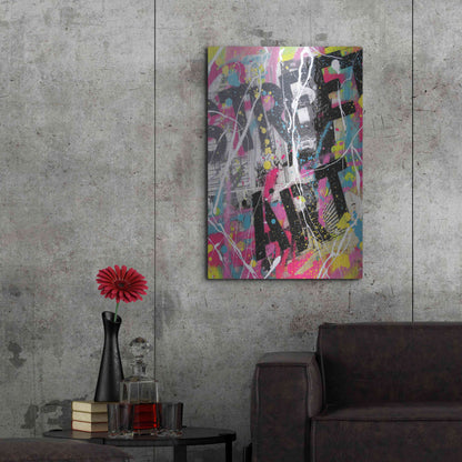 Luxe Metal Art 'Street Art' by David Drioton, Metal Wall Art,24x36