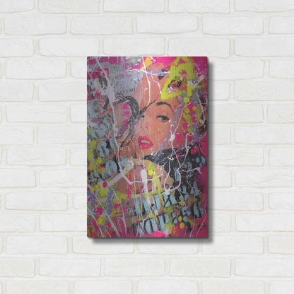 Luxe Metal Art 'You had me at hello' by David Drioton, Metal Wall Art,16x24