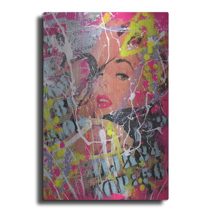 Luxe Metal Art 'You had me at hello' by David Drioton, Metal Wall Art