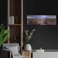 'Lavender Chicago' by Luxe Portfolio – Metal Wall Art, 36x12 room view