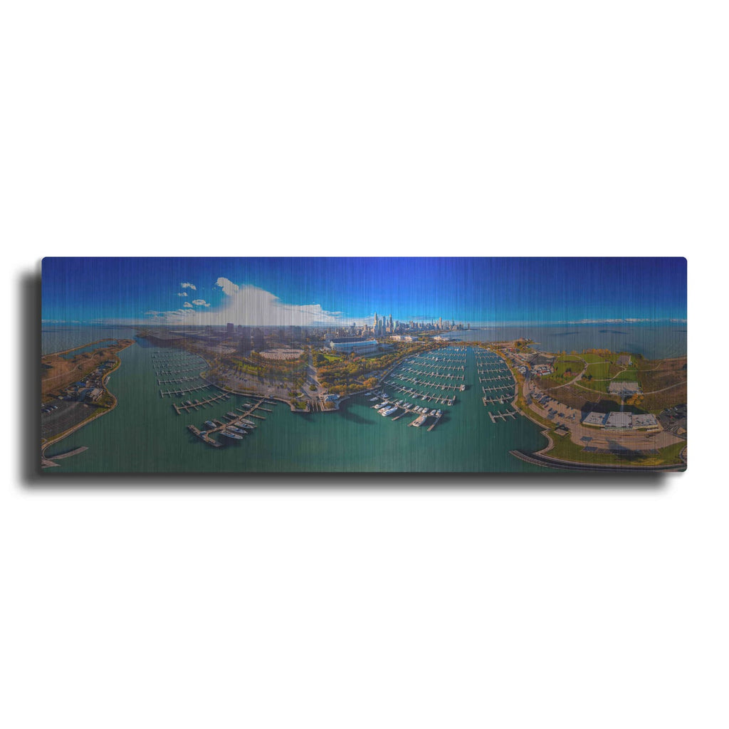 'Chicago Blues' by Luxe Portfolio – Metal Wall Art