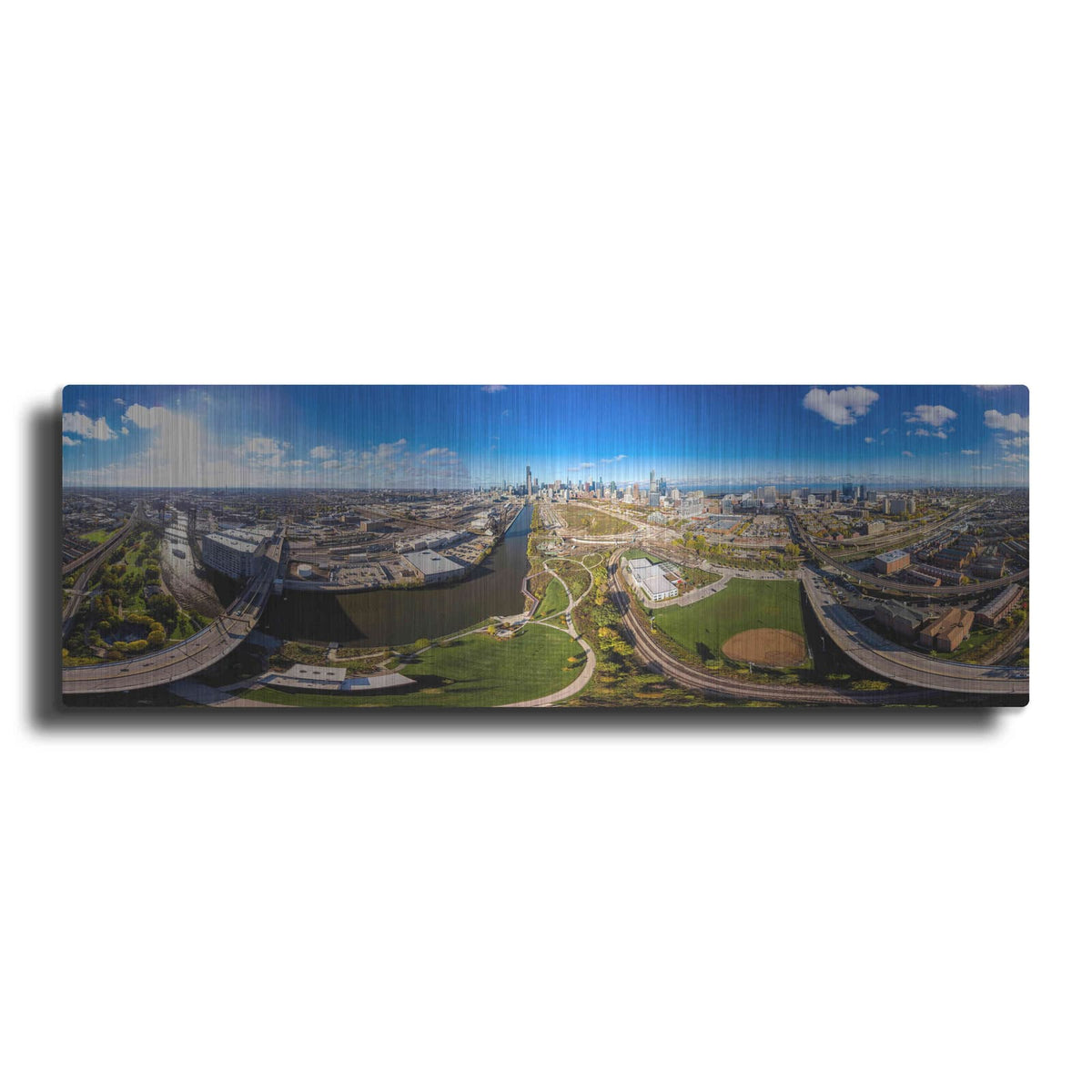 'Chicago Views' by Luxe Portfolio – Metal Wall Art