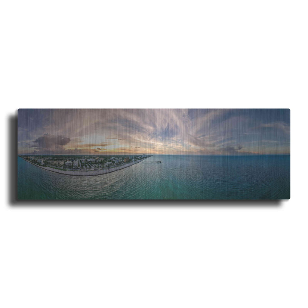 'Deerfield Beach, Florida' by Luxe Portfolio – Metal Wall Art