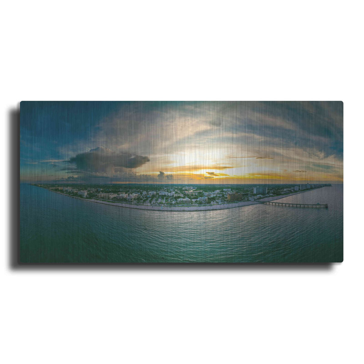 'Florida - Deerfield Beach 1' by Luxe Portfolio – Metal Wall Art
