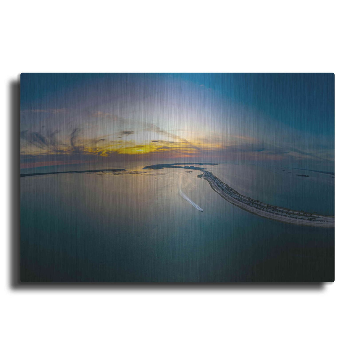 'Florida - Dunedin Caseway Sunset' by Luxe Portfolio – Metal Wall Art
