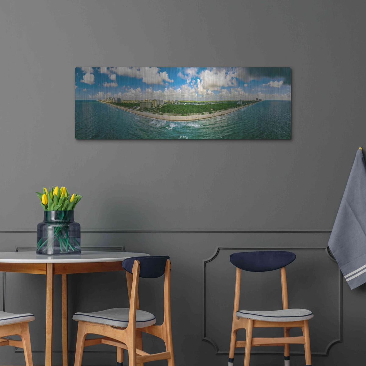 'Beautiful Fort Lauderdale, Florida' by Luxe Portfolio – Metal Wall Art, 48x16 room view