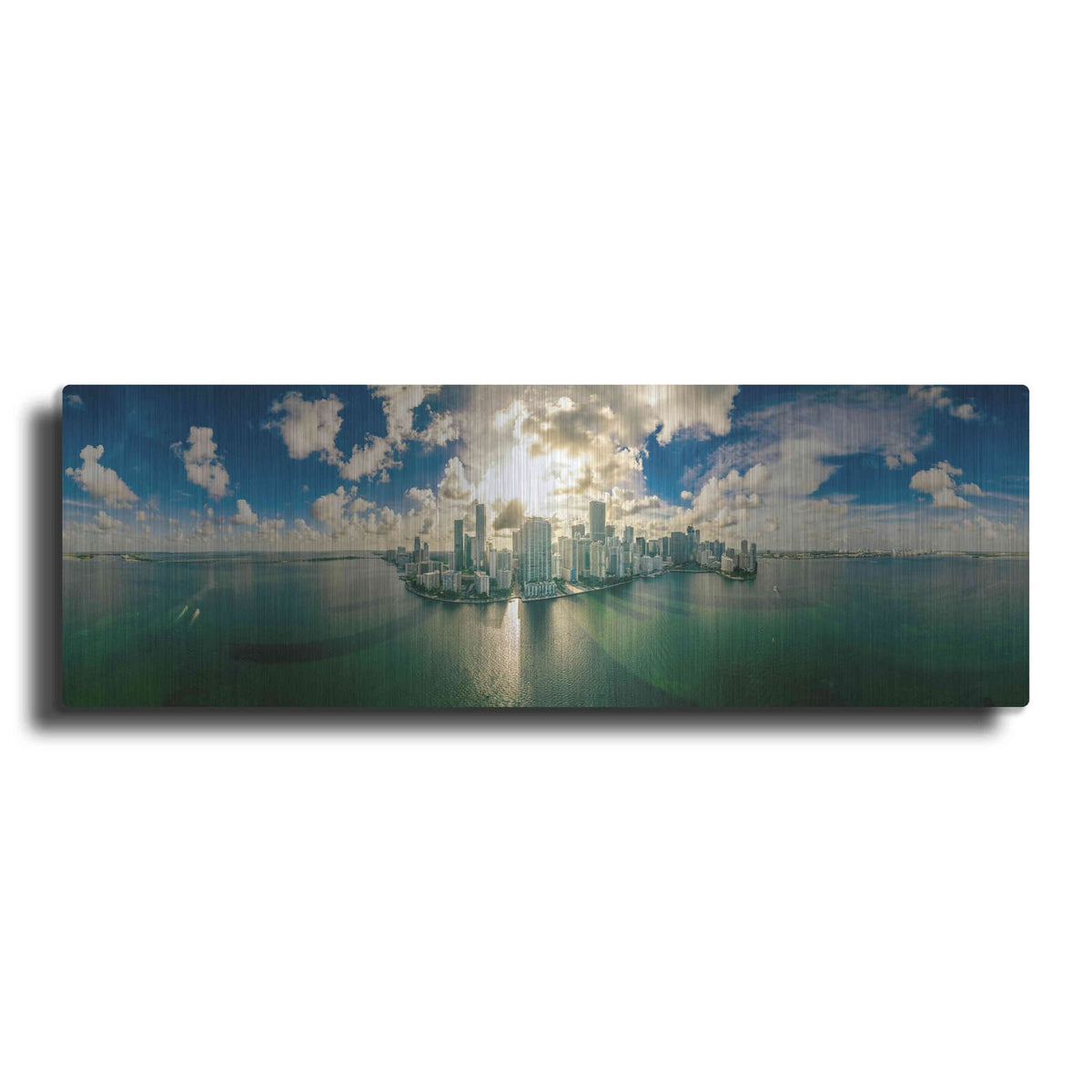 'Florida - Downtown Miami' by Luxe Portfolio – Metal Wall Art
