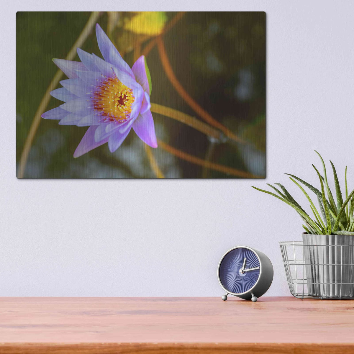 'Floral Color Theory' by Luxe Portfolio – Metal Wall Art, 16x12 room view