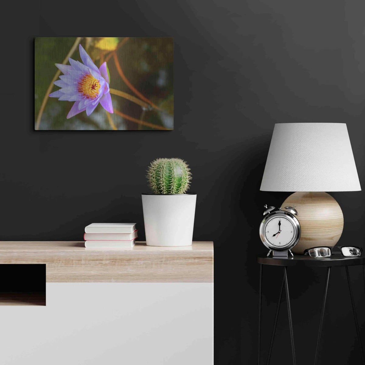 'Floral Color Theory' by Luxe Portfolio – Metal Wall Art, 24x16 room view