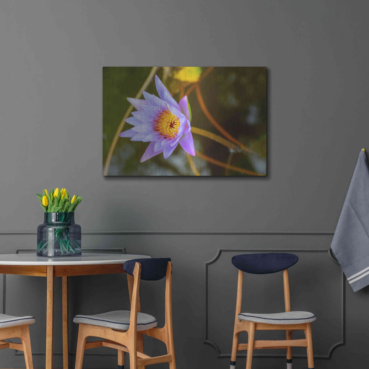 'Floral Color Theory' by Luxe Portfolio – Metal Wall Art, 36x24 room view
