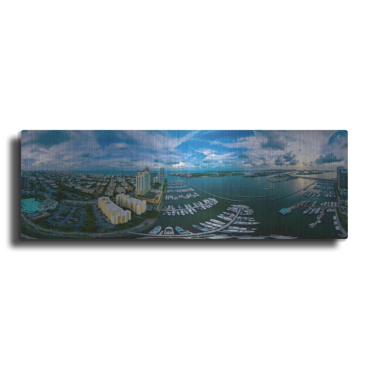 'Miami' by Luxe Portfolio – Metal Wall Art