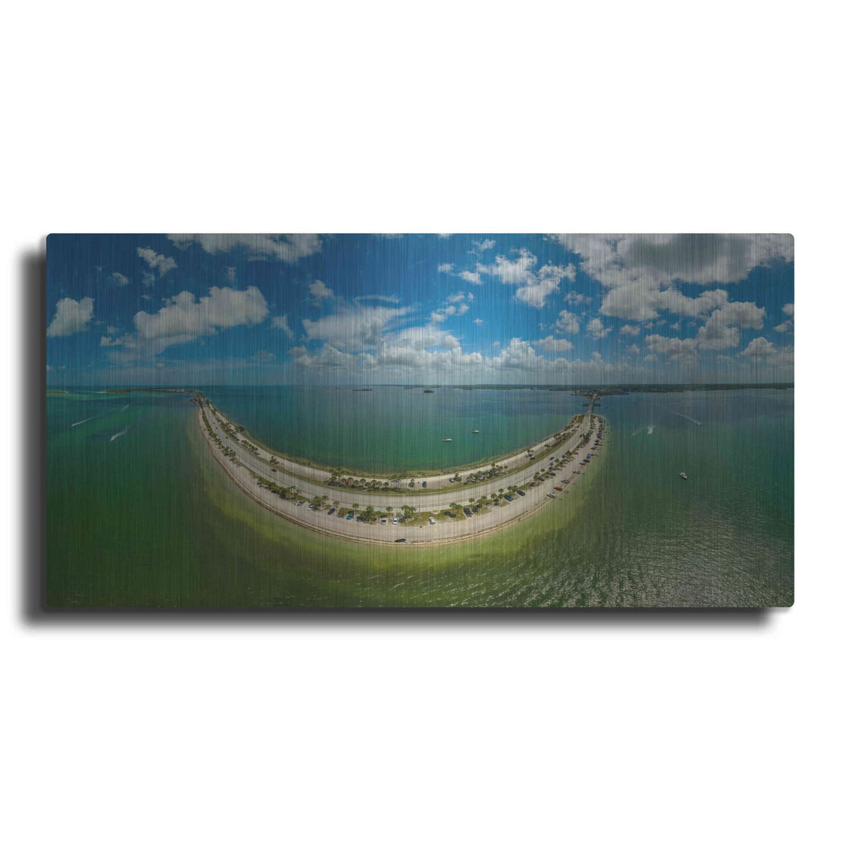 'Smiley Island' by Luxe Portfolio – Metal Wall Art