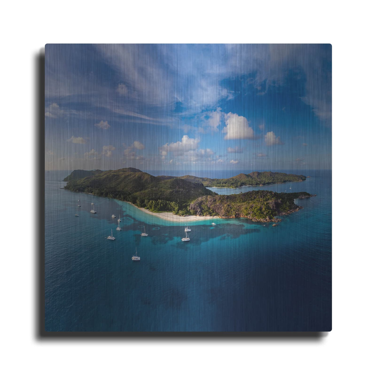 'Curieuse Island Seychelles' by Luxe Portfolio – Metal Wall Art