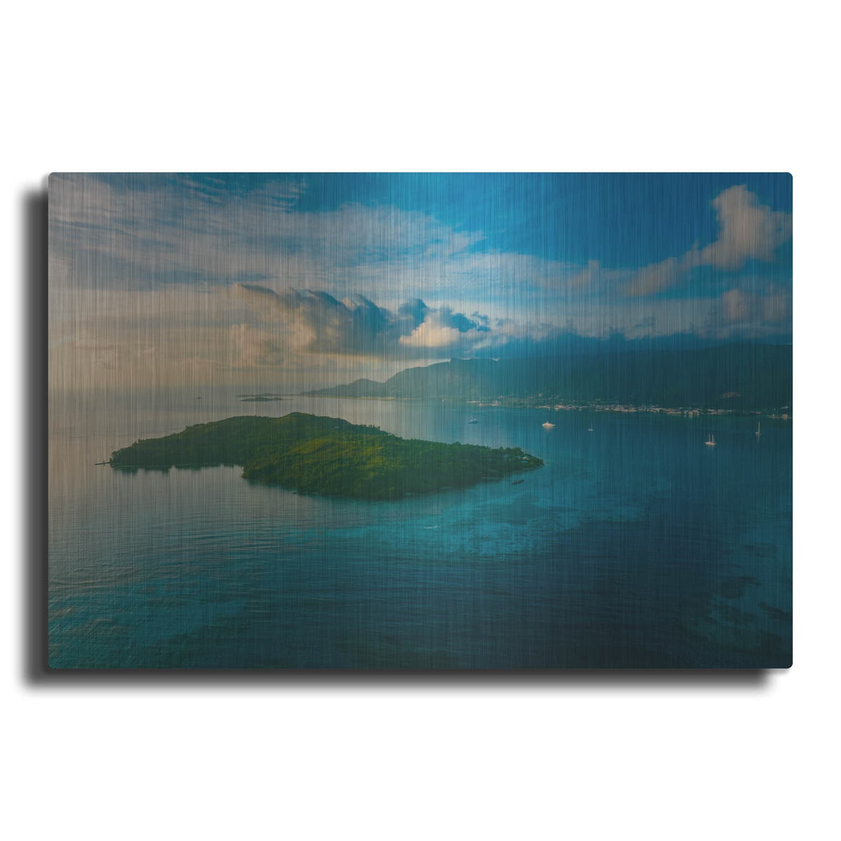 'Amazing Seychelles' by Luxe Portfolio – Metal Wall Art