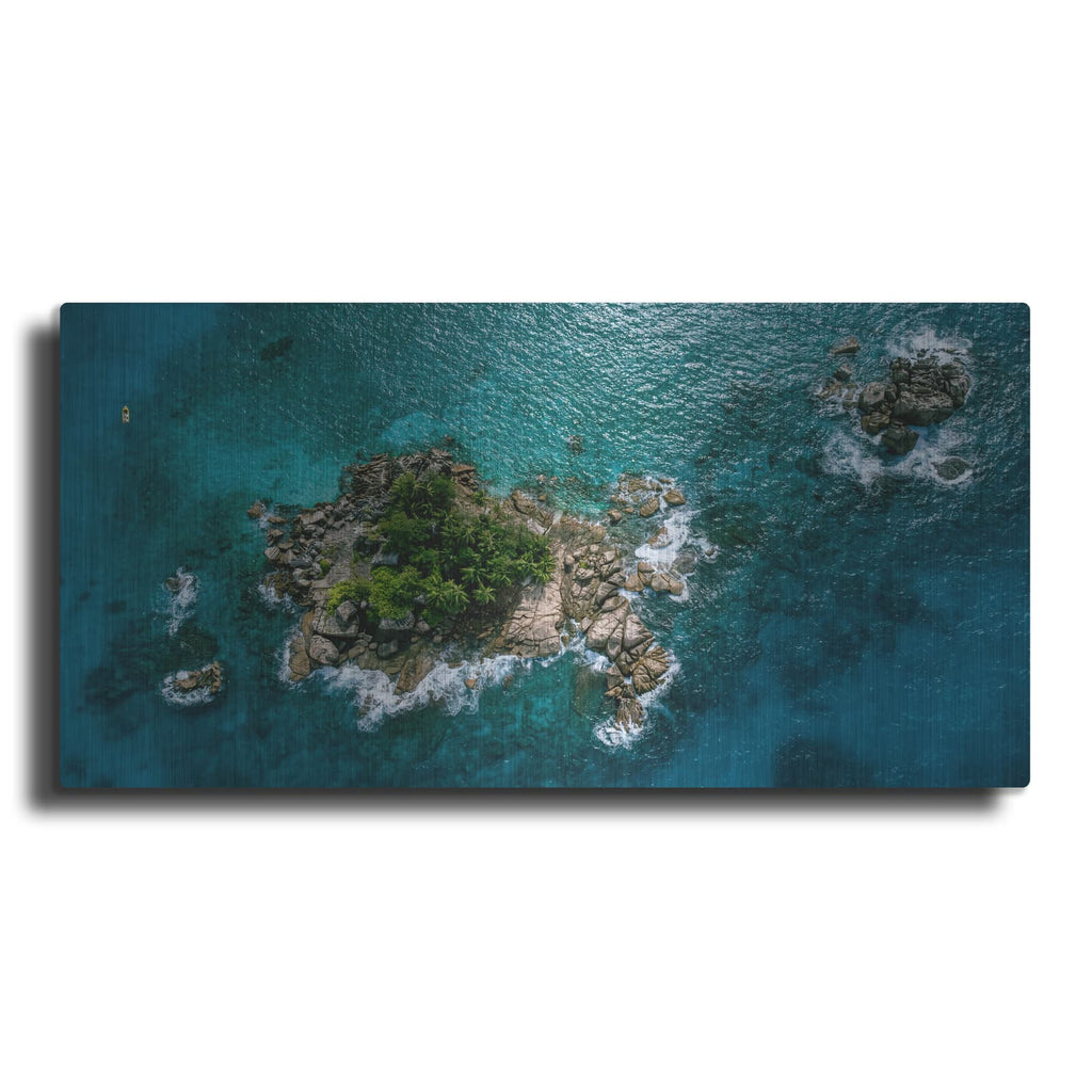 'Beautiful Seychelles' by Luxe Portfolio – Metal Wall Art