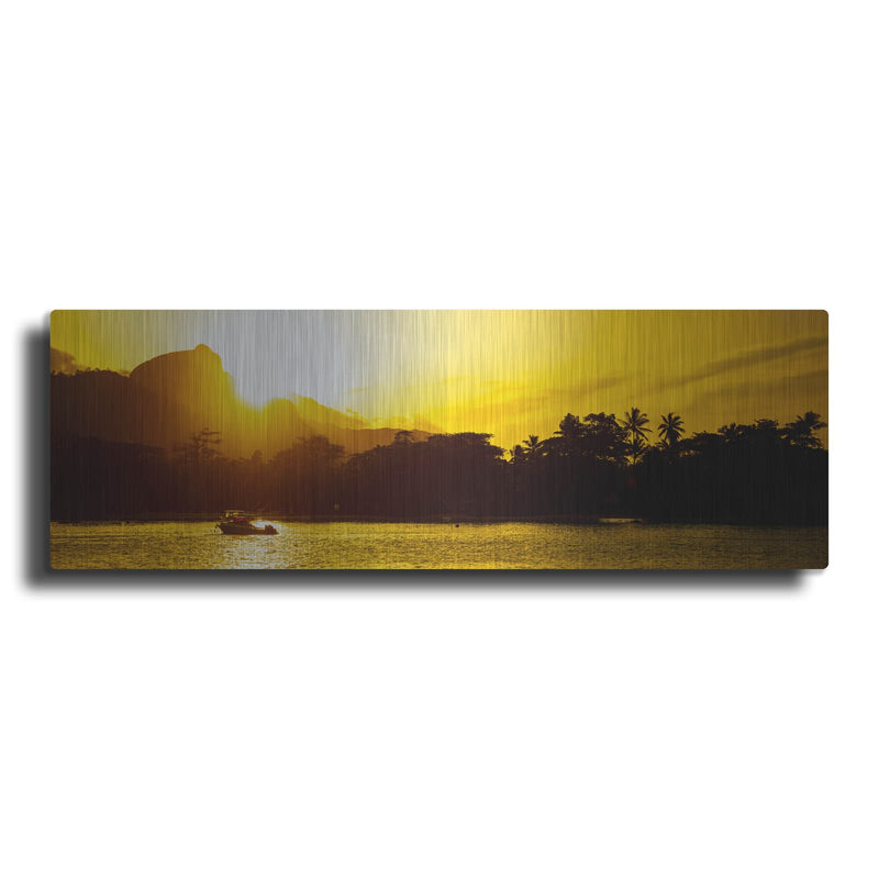 'Golden Seychelles' by Luxe Portfolio – Metal Wall Art