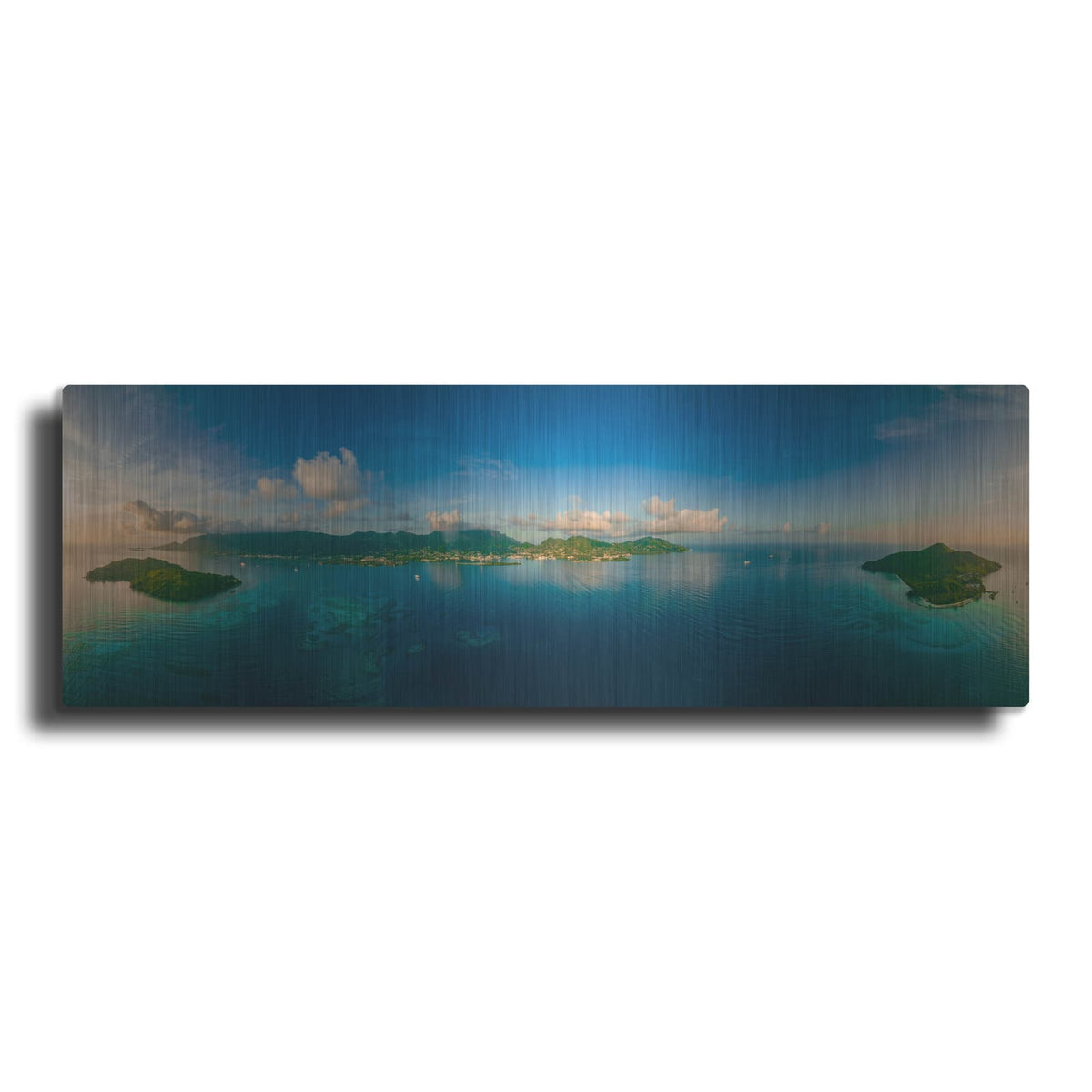 'Seychelles - Peaceful Mahe' by Luxe Portfolio – Metal Wall Art