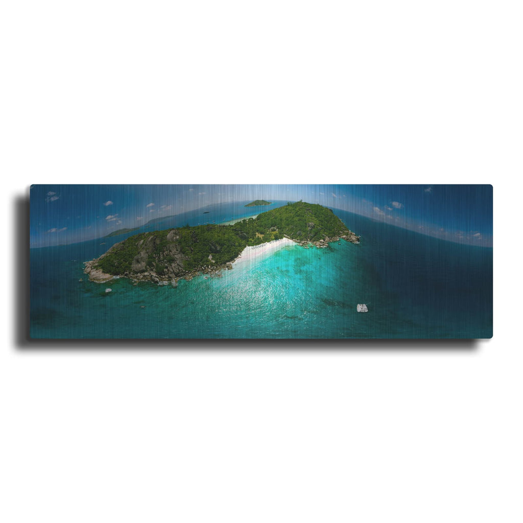 'Seychelles - Sister Island' by Luxe Portfolio – Metal Wall Art