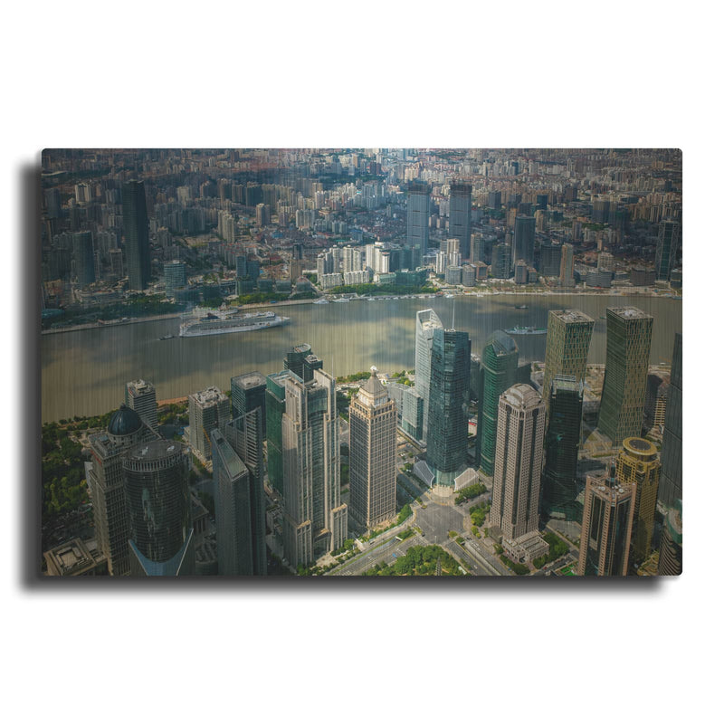 'Shanghai 2' by Luxe Portfolio – Metal Wall Art