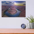 'Utah - Horsehoe Bend' by Luxe Portfolio – Metal Wall Art, 16x12 room view