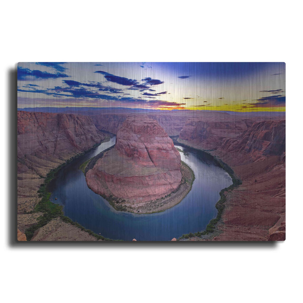 'Utah - Horsehoe Bend' by Luxe Portfolio – Metal Wall Art