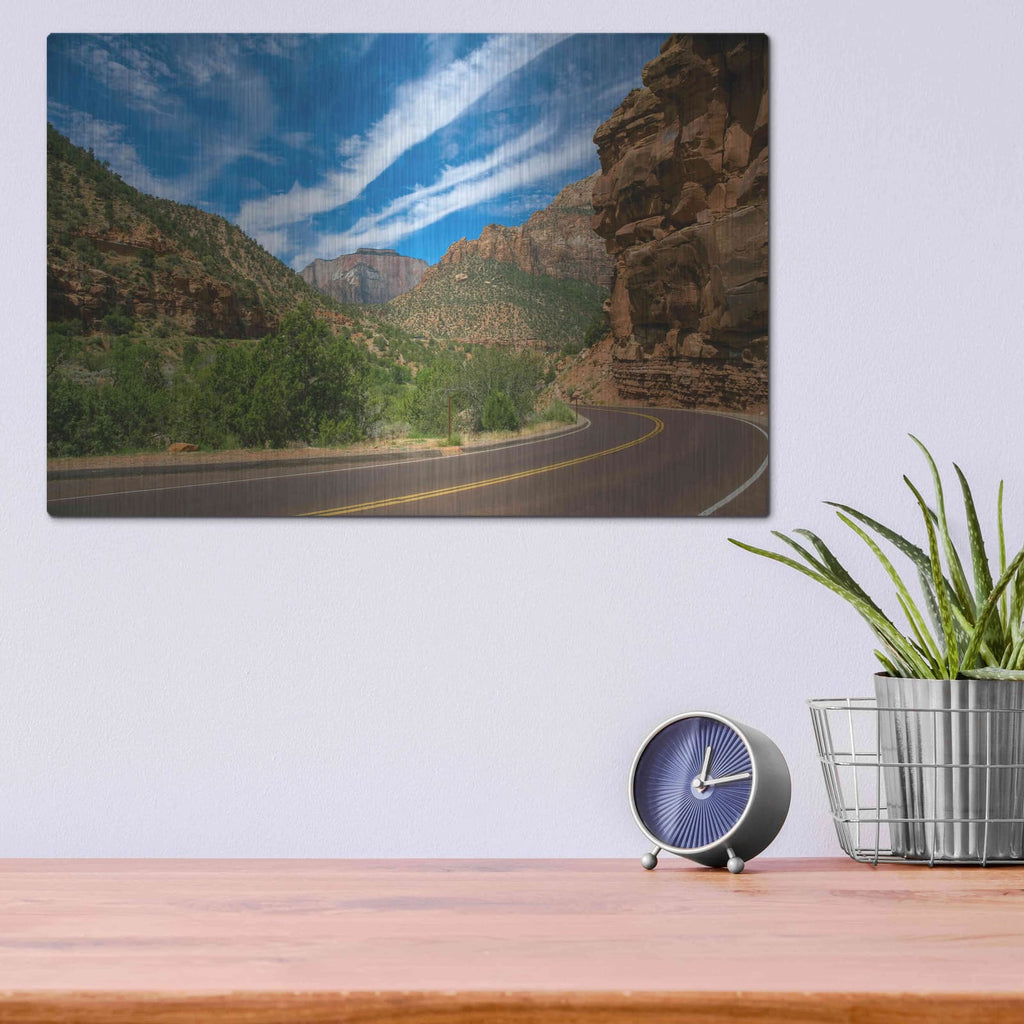 'Utah Roadtrip' by Luxe Portfolio – Metal Wall Art, 16x12 room view