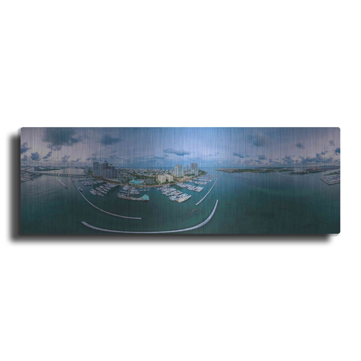 'Miami Twilight' by Luxe Portfolio – Metal Wall Art