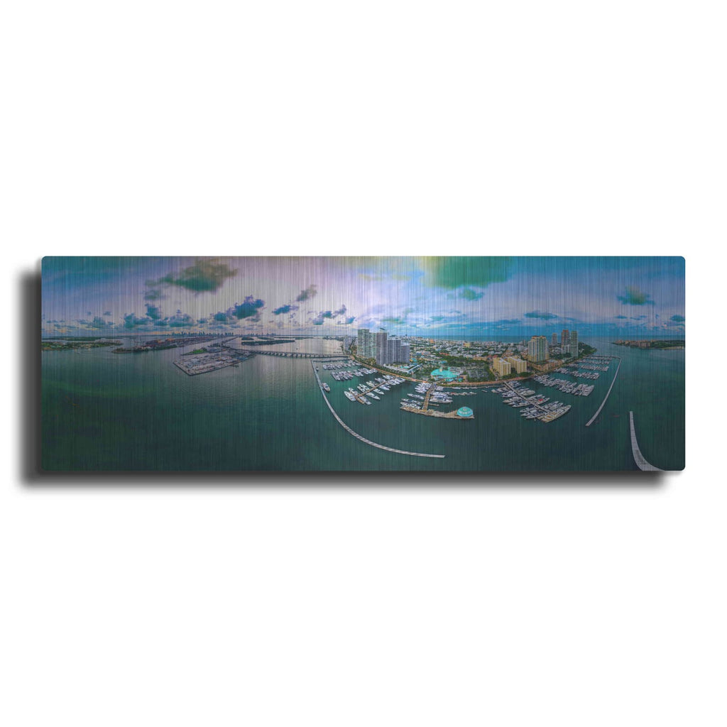 'South Beach Twilight' by Luxe Portfolio – Metal Wall Art