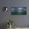 'Sarasota Sunset' by Luxe Portfolio – Metal Wall Art, 24x12 room view