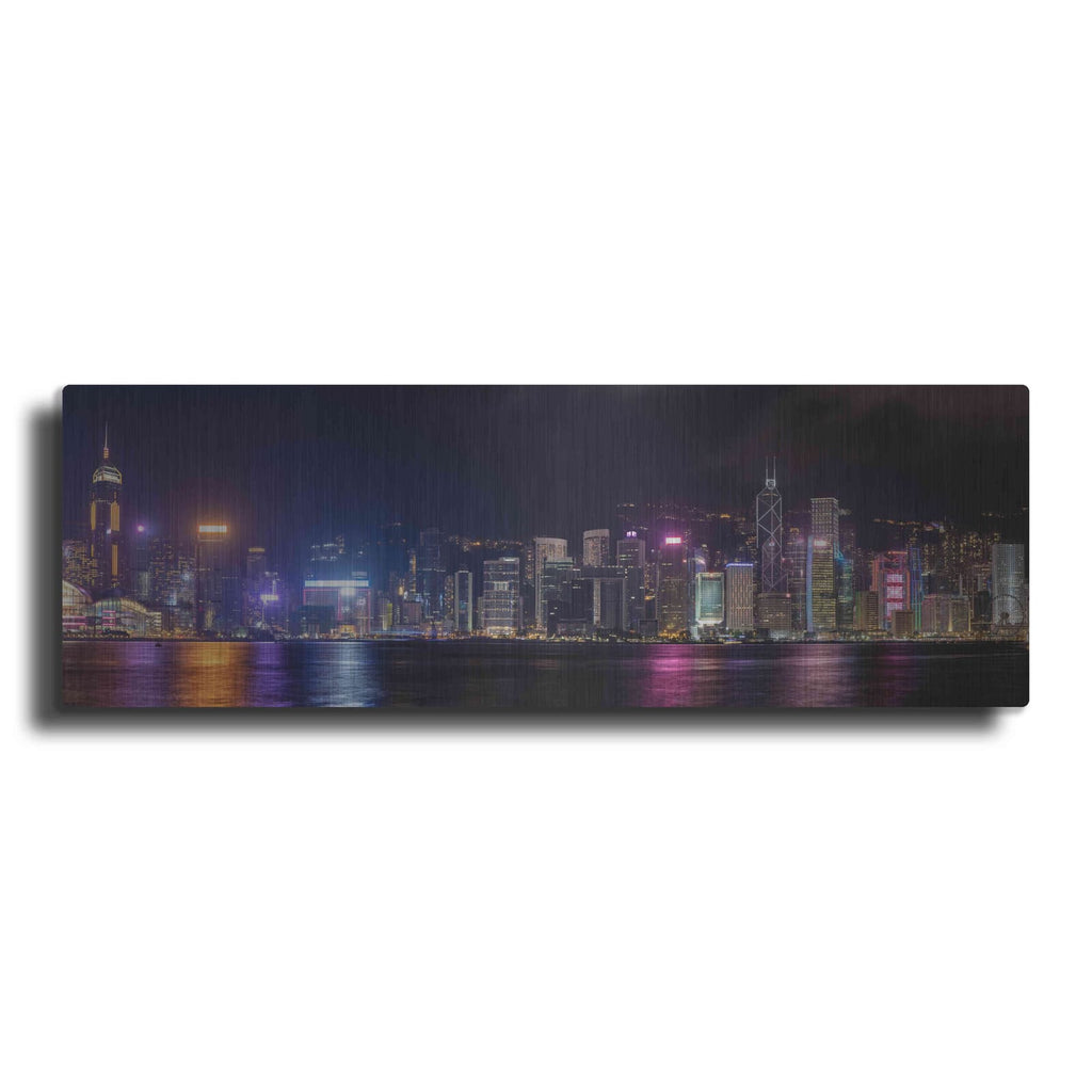 'Good Night Hong Kong' by Luxe Portfolio – Metal Wall Art