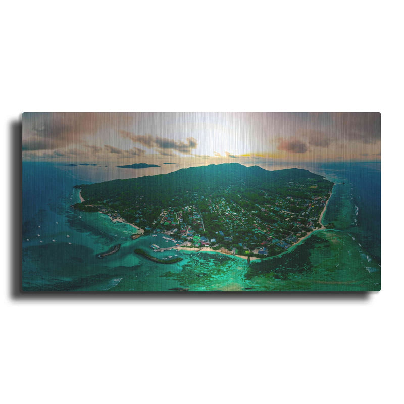 'La Digue 3' by Luxe Portfolio – Metal Wall Art