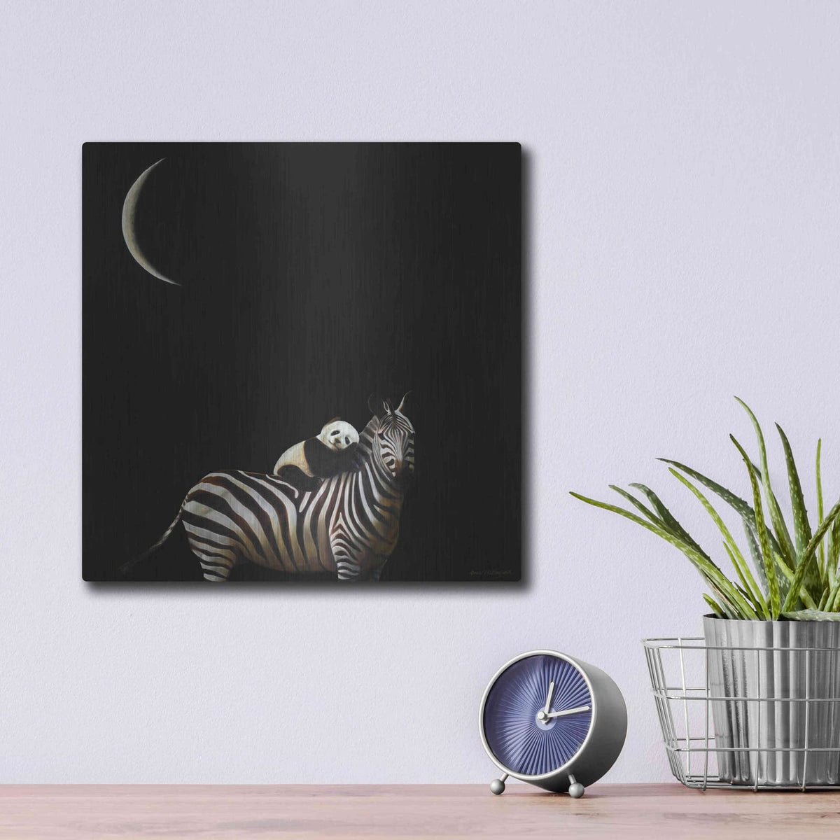 'Safe Passage No. 2' by Karen Hollingsworth – Metal Wall Art, 12x12 room view