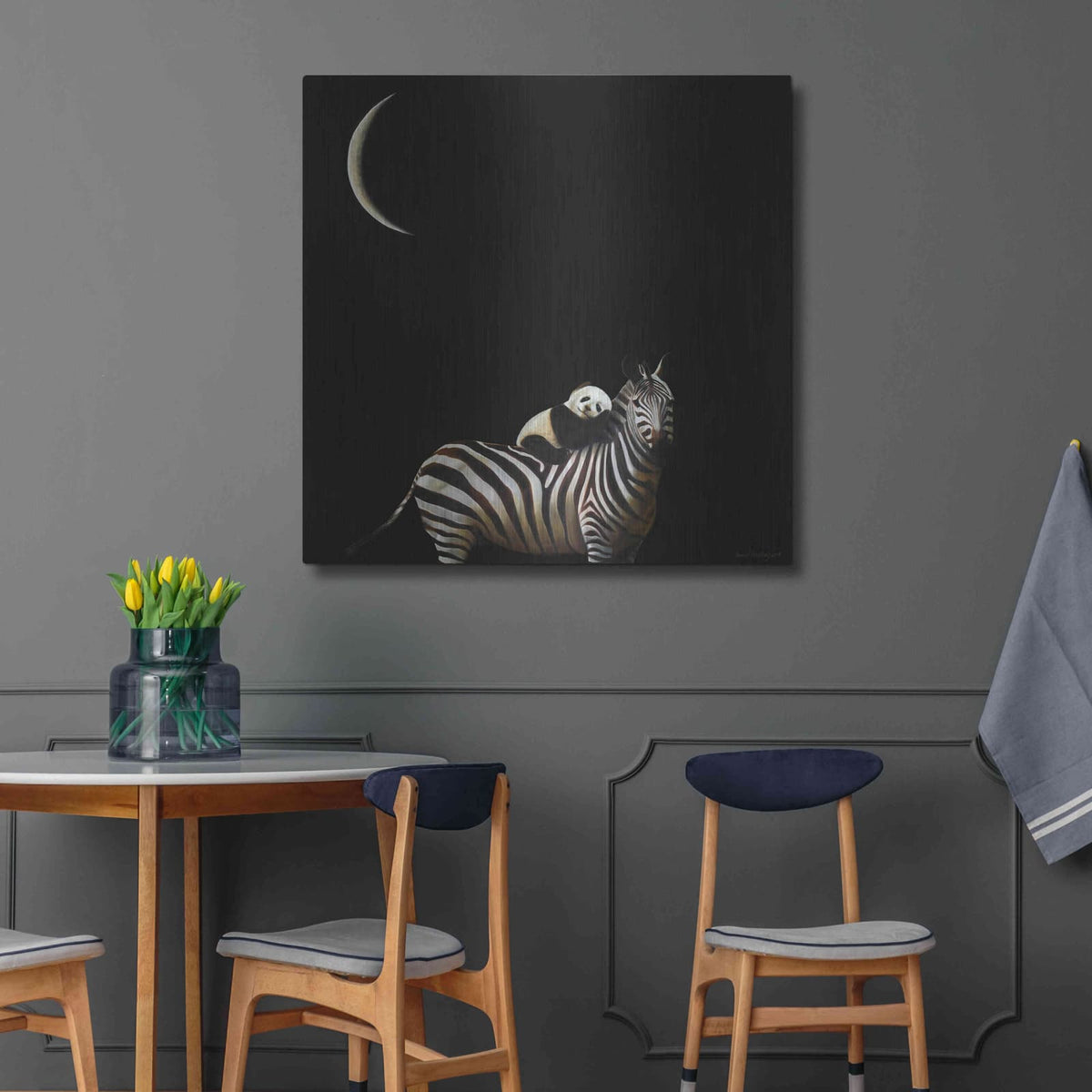 'Safe Passage No. 2' by Karen Hollingsworth – Metal Wall Art, 36x36 room view