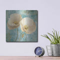'Poppies on Paisley' by Albena Hristova – Metal Wall Art, 12x12 room view