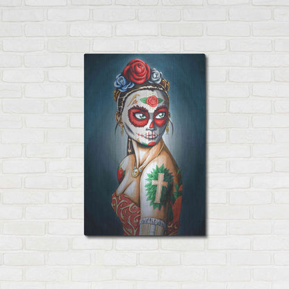 Luxe Metal Art 'Luna' by Nicholas Ivins,24x36