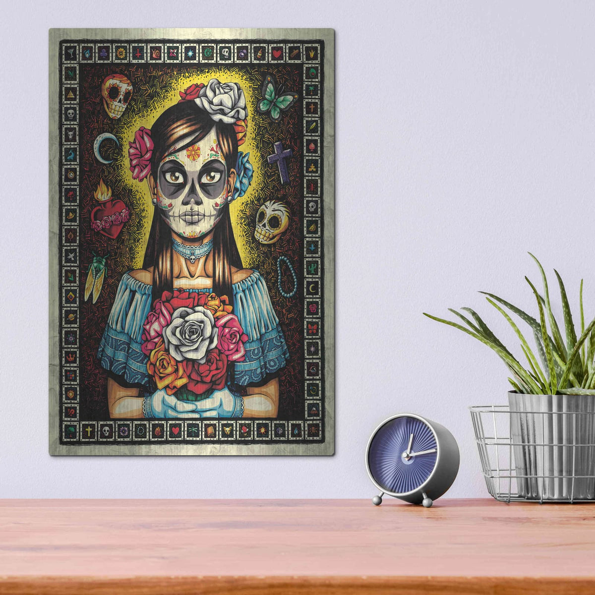 'Muerta' by Nicholas Ivins – Metal Wall Art, 12x16 room view