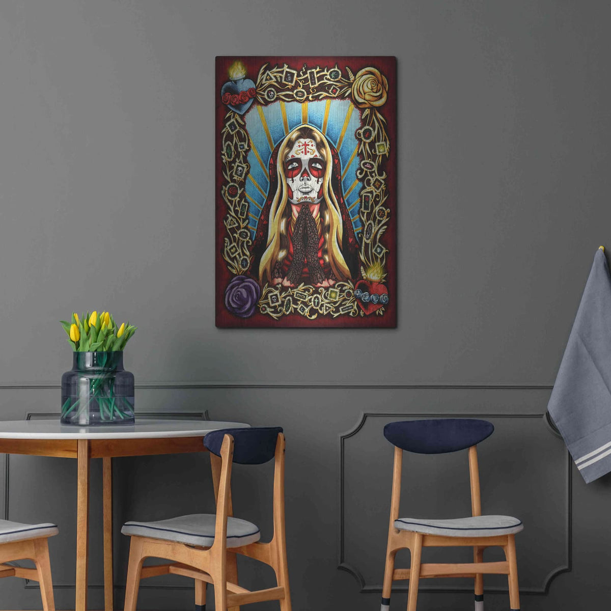 'Valentina' by Nicholas Ivins – Metal Wall Art, 24x36 room view