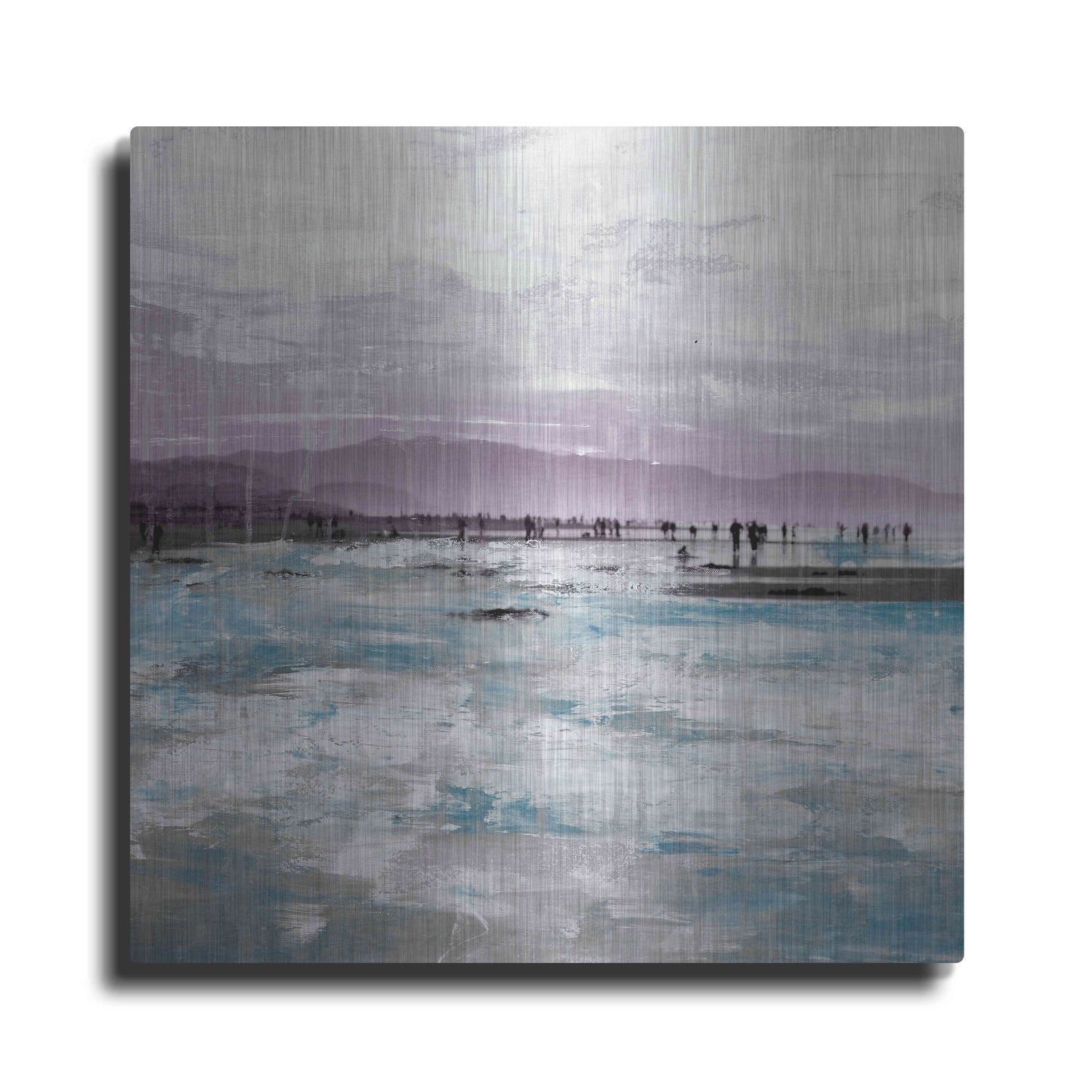 Luxe Metal Art 'Beach I' by Summer