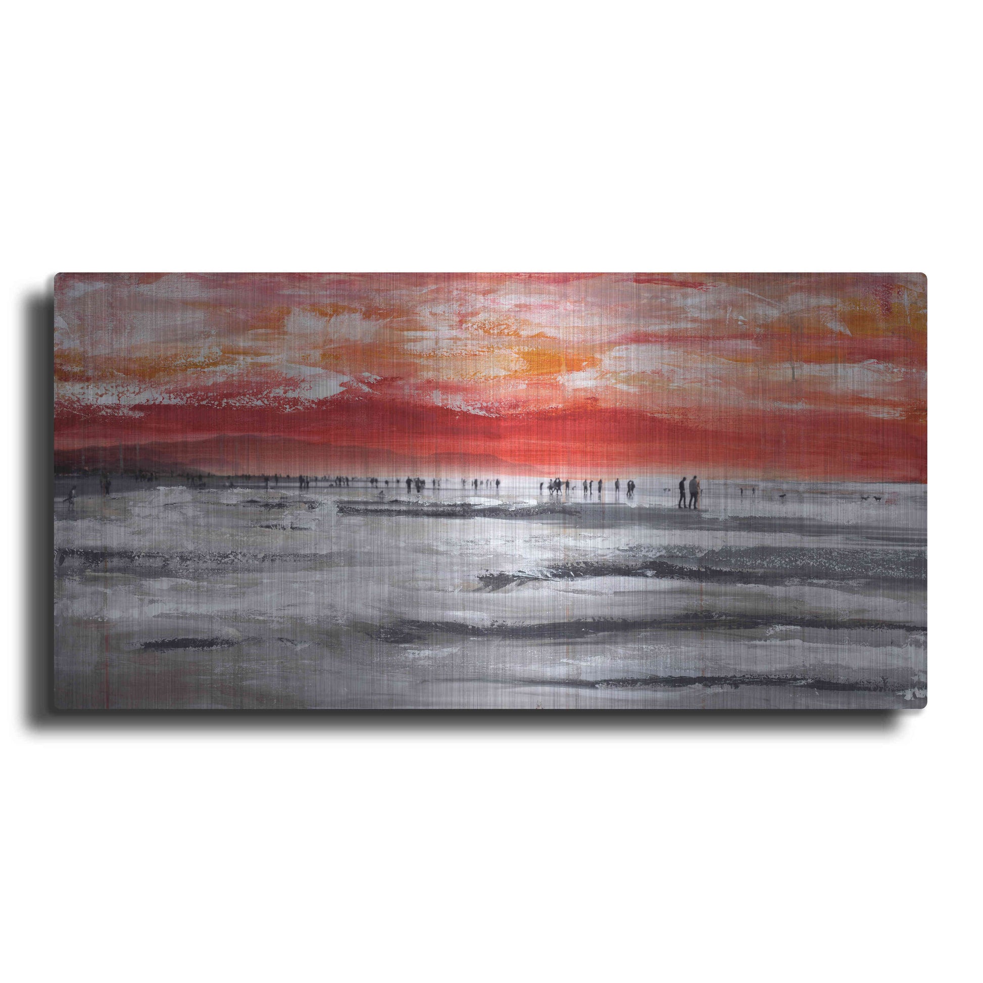 Luxe Metal Art 'Beach IV' by Summer