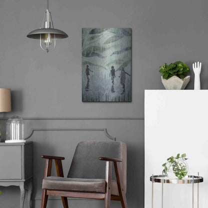 Luxe Metal Art 'A HARD RAIN'S A-GONNA FALL' by DB Waterman,16x24