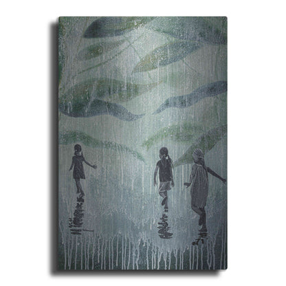 Luxe Metal Art 'A HARD RAIN'S A-GONNA FALL' by DB Waterman