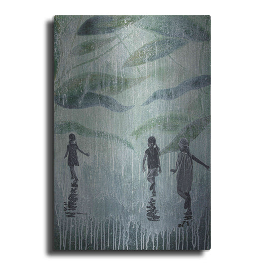 Luxe Metal Art 'A HARD RAIN'S A-GONNA FALL' by DB Waterman