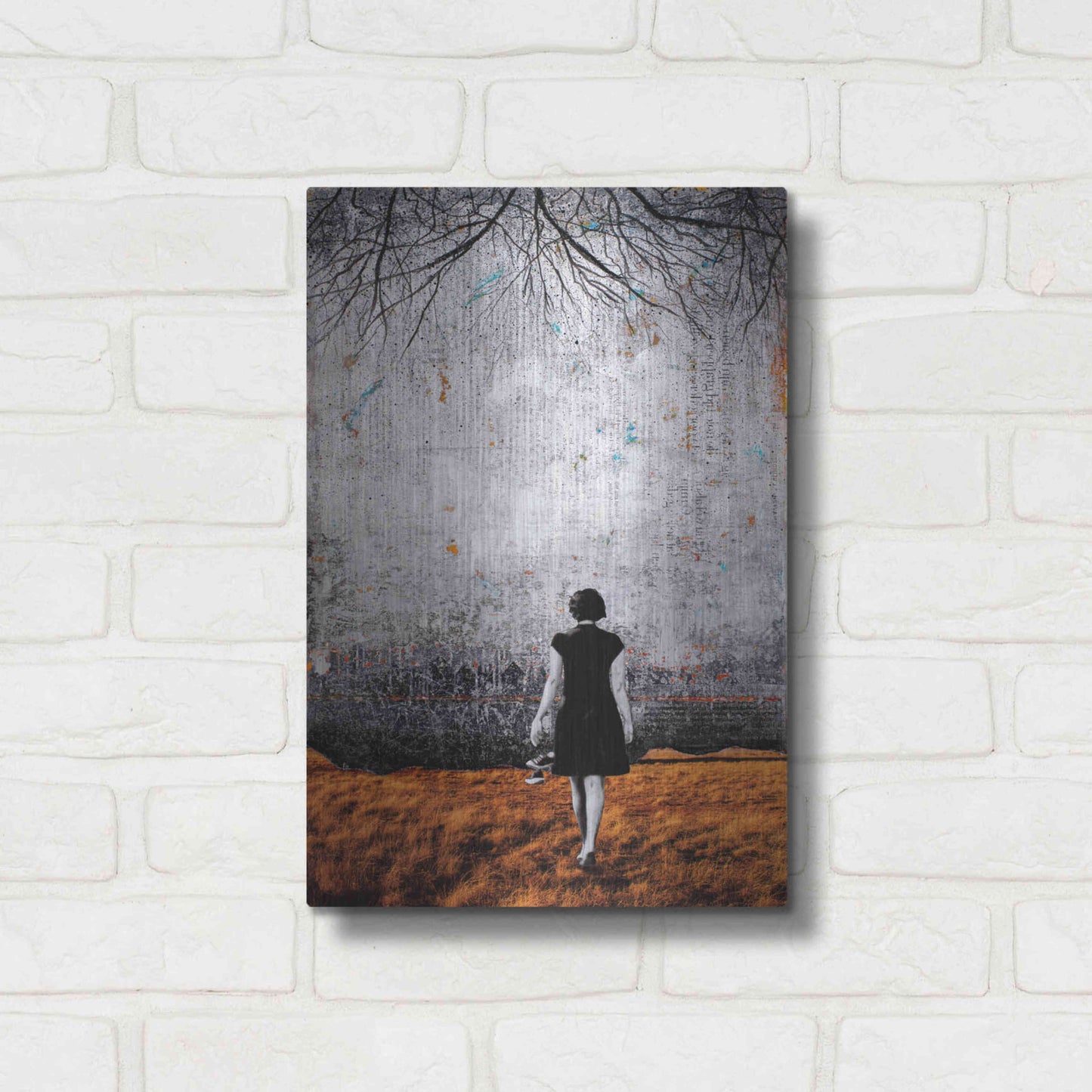 Luxe Metal Art 'A NEW DAY DAWNS' by DB Waterman,12x16