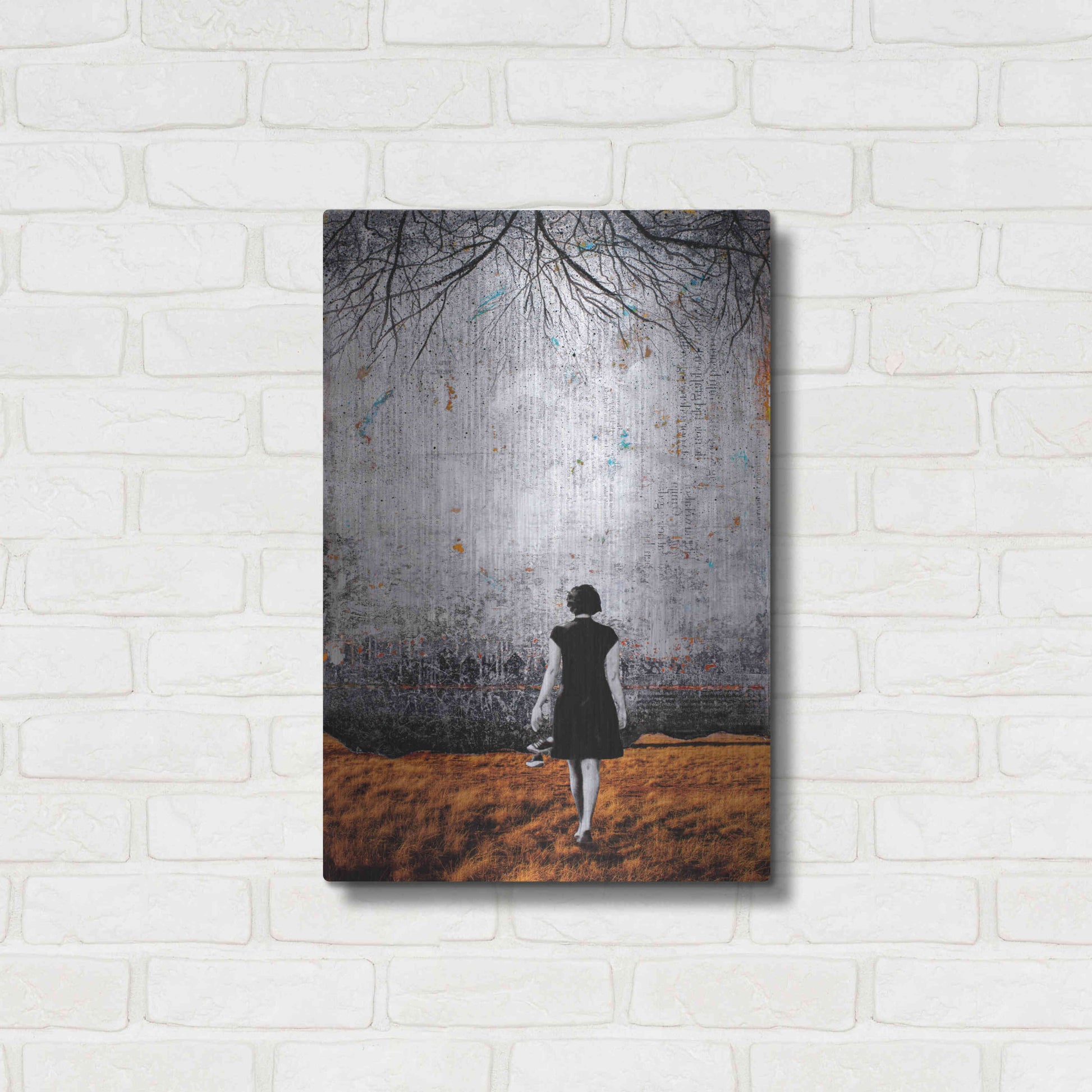 Luxe Metal Art 'A NEW DAY DAWNS' by DB Waterman,16x24