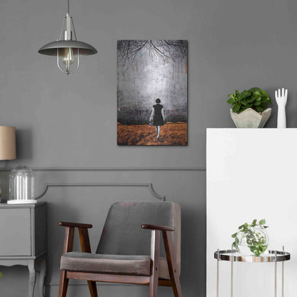 Luxe Metal Art 'A NEW DAY DAWNS' by DB Waterman,16x24